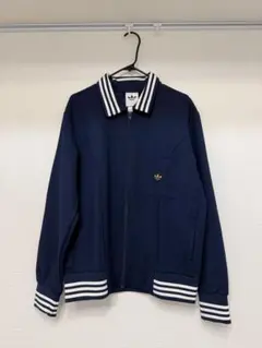 adidas ネイビー ジャケット ストライプ
