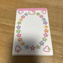 平成レトロ　メモ帳　キティちゃん　レア　透かし模様