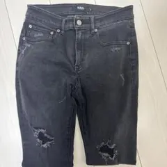 【1192】様専用AZUL by MOUSSY ブラックデニムパンツ M