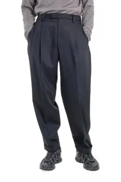 IRENISA TWO TUCKS TAPERED TROUSERS 2