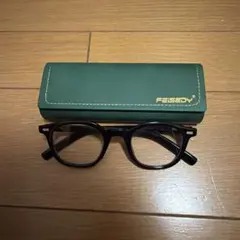 FEISEDY メガネ ブラック
