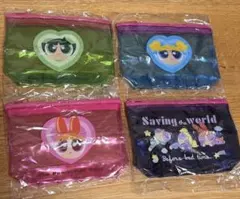 パワーパフガールズ マチ付きクリアポーチ