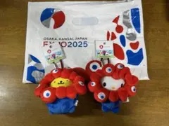 潰さず発送⭐︎サンリオミャクミャクなりきり　ハローキティ ポムポムプリン　カラビナ