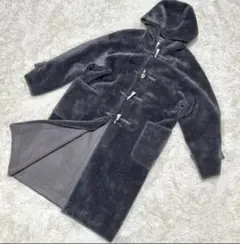 FURFUR ファーファー エコファー ダッフルコートフーデッド ロング