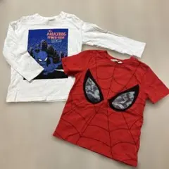 スパイダーマン Tシャツ 110cm 2枚セット