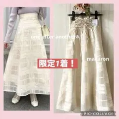 ワンアフターアナザー　レースアップ　フレアスカート　ミッシュマッシュ