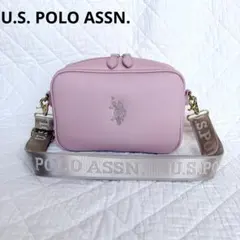 美品 U.S. POLO ASSN. クロスボディ ショルダーバッグ ピンクのサムネイル