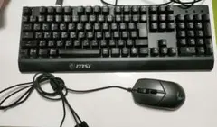MSIキーボードマウスセット　ジャンクのサムネイル