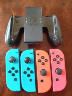 Nintendo Switch ジョイコン　ジャンク品４本 グリップ