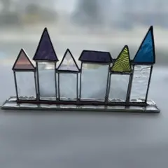 ハンドメイドステンドグラス　置物　オーナメント(12)