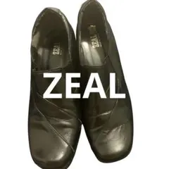 ZEAL レディース スリッポン ブラック 日本製