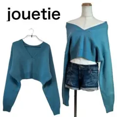 jouetie♡ショート丈ニット　Ｖネック　オフショル
