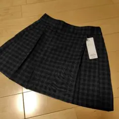 【新品】GU ジーユー　スカート　チェック　Sサイズ
