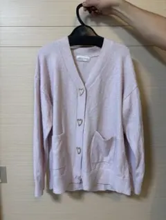 SNIDEL HOME 淡いピンク カーディガン