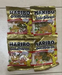ハリボー　ミニゴールドベア　グミ　10g×4袋のサムネイル