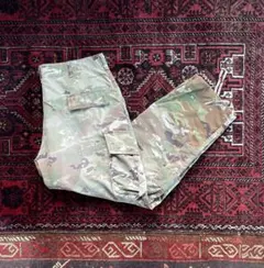 米軍実物 ミリタリー ダブルニー カーゴパンツ 迷彩 マルチカム L/Rのサムネイル