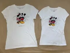 Walt Disney World ミッキー ミニー ペアTシャツ 2枚セット