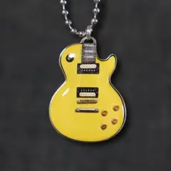 【名入れ無料】ギターキーホルダー【レスポール】イエローのサムネイル