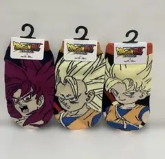 ドラゴンボールDAIMA 15〜20cmキッズ靴下 3足セット