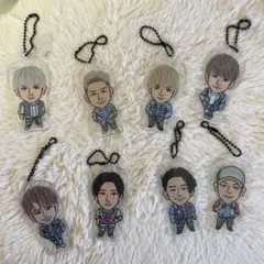 FANTASTIC NINE クリアチャーム セット 笑顔ver