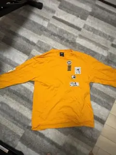 HUF オレンジ ロングスリーブシャツ