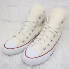 【美品】100周年CONVERSE オールスター ハイカット クリーム
