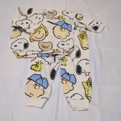 PEANUTS スヌーピー ベビーパジャマ 90cm