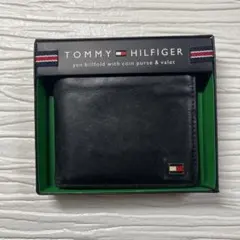 TOMMY HILFIGER 二つ折り財布 黒