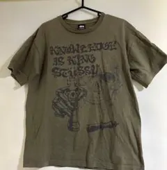 STUSSY Tシャツ M USA 00s KNOWLEDGE IS KINGのサムネイル