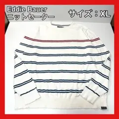Eddie Bauer エディーバウアー　セーター　ストライプ　ボーダー　メンズのサムネイル