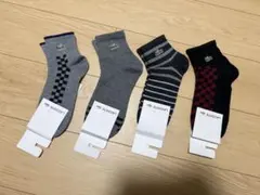 LACOSTE メンズ ソックス 4足セット 24-26cm