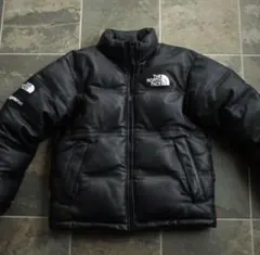 Supreme THE NORTH FACE Leather Nuptse 黒