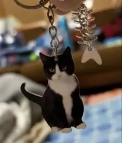 猫デザイン アクリルキーホルダー