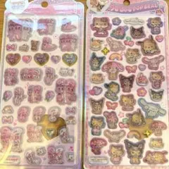 正規品⭐︎日焼けキティー⭐︎エスターバニーうるちゅるポップシール ⭐︎シートセット