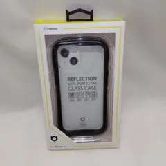 iFace Reflection クリアガラスケースiPhone 13用 黒