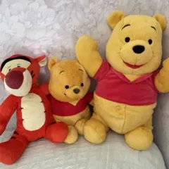 くまのプーさんとティガーのぬいぐるみセット