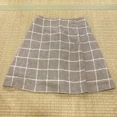 【美品✨裏地パンツで安心◎】MAJESTIC LEGON チェック柄ミニスカート
