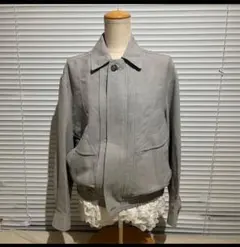 ジャケット jacket グレー gray grey ブルゾン　短丈　ショート丈