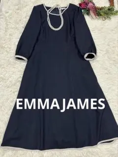 美品☆ フォーマルワンピース 9号 L ベージュパイピング