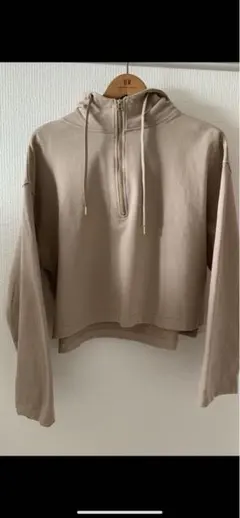 ちゃみ様専用☆nano・universe◆ ハーフジップ クロップドパーカー