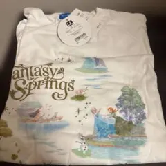 新品 未使用《ディズニー》Tシャツ LLサイズ 白 ファンタジースプリングス