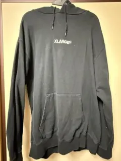 XLARGE ブラック パーカー フード付き