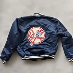 希少 USA製 STARTER ヤンキース サテンスタジャン L 90s MLB