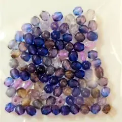 8064 チェコビーズ ファイアポリッシュ アソート 4mm 100個