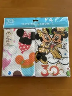東京ディズニーランド30周年記念グッズ布巾2枚セット 【未使用】