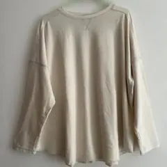 niko and ... アイボリー 長袖Tシャツ　L