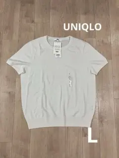 【新品タグつき】UNIQLO メリノクルーネックセーター　L