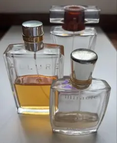 CHANELアリュールLANCOMEミラクGUERLAIN