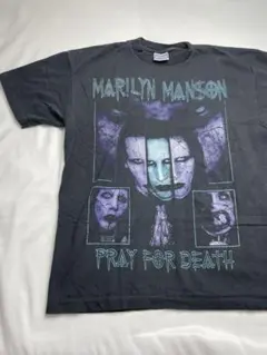 00's hanes Marilyn Manson vintage tシャツ M - メルカリ