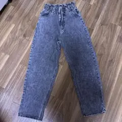 WEGO ハイウエストデニムパンツ Sサイズ グレー